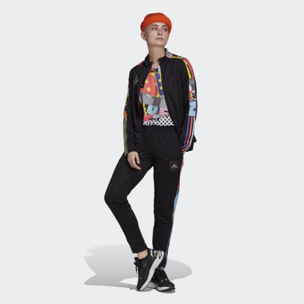 Veste De Survêtement Tiro Pride Adidas Noir