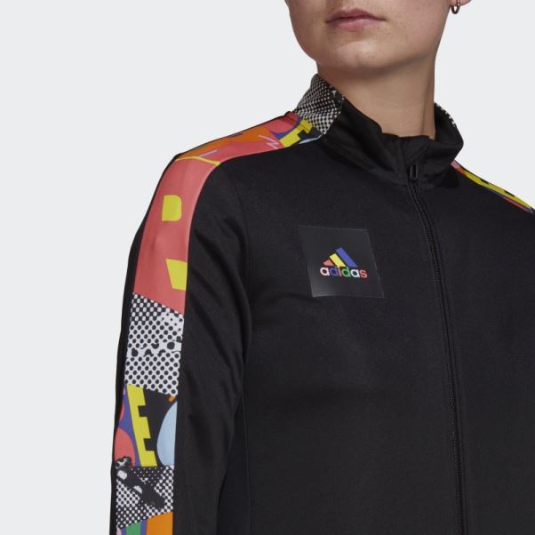 Veste De Survêtement Tiro Pride Adidas Noir