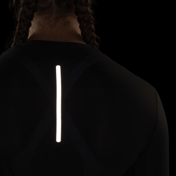 T-shirt à Manches Longues Adidas Fast Running Noir