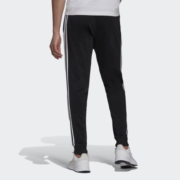 Pantalon De Survêtement Adidas Essentials Warm-up Fuselé à 3 Bandes Blanc