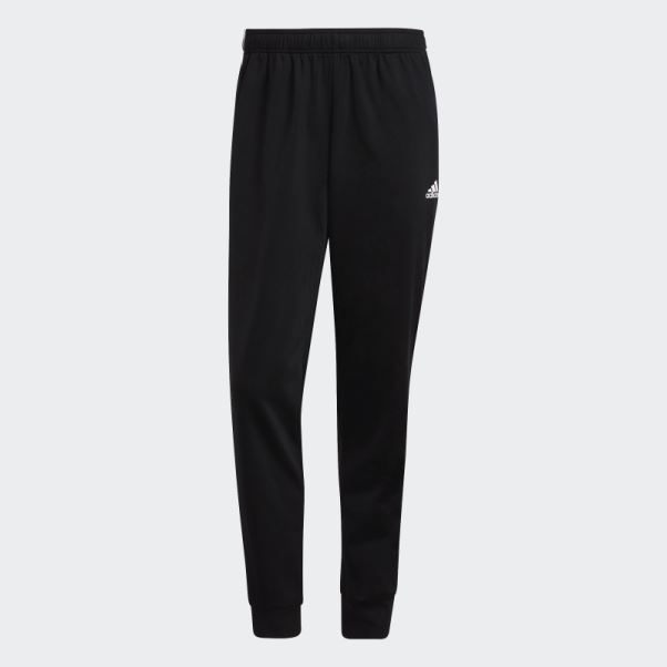 Pantalon De Survêtement Adidas Essentials Warm-up Fuselé à 3 Bandes Blanc