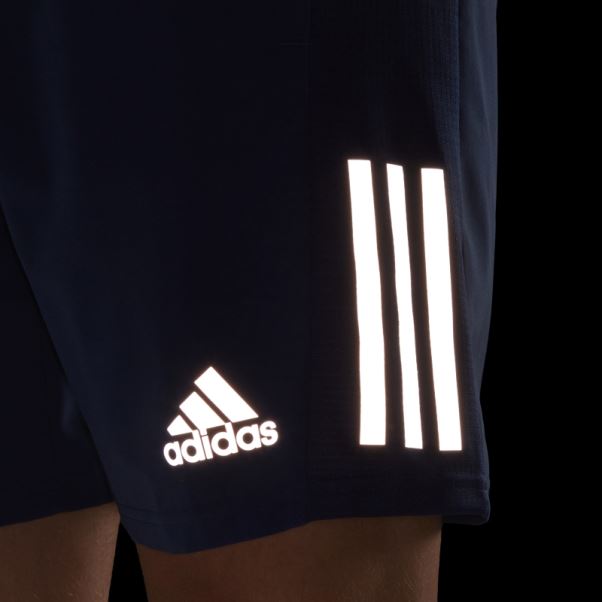 Short De Course Adidas Bleu Foncé