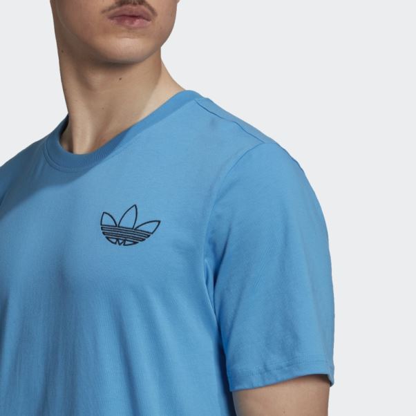 T-shirt Style Série Trèfle Adidas Bleu