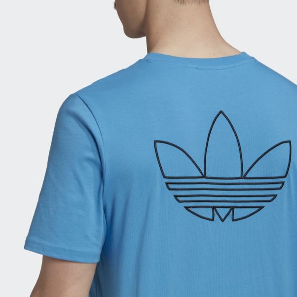 T-shirt Style Série Trèfle Adidas Bleu