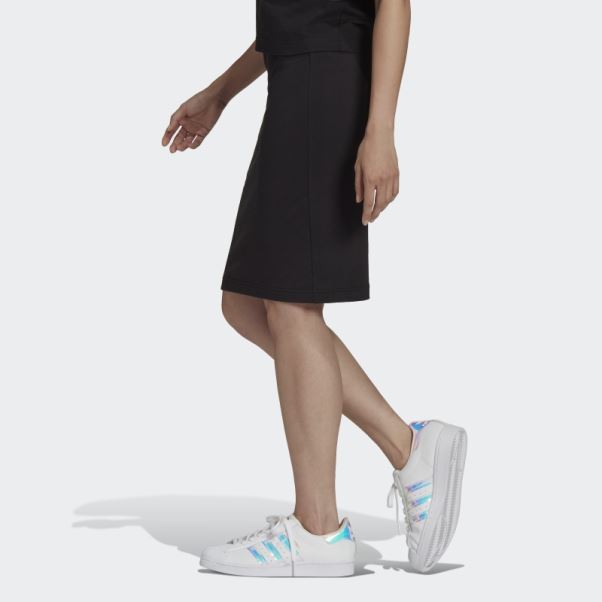 Adidas Jupe Mi-longue Noire