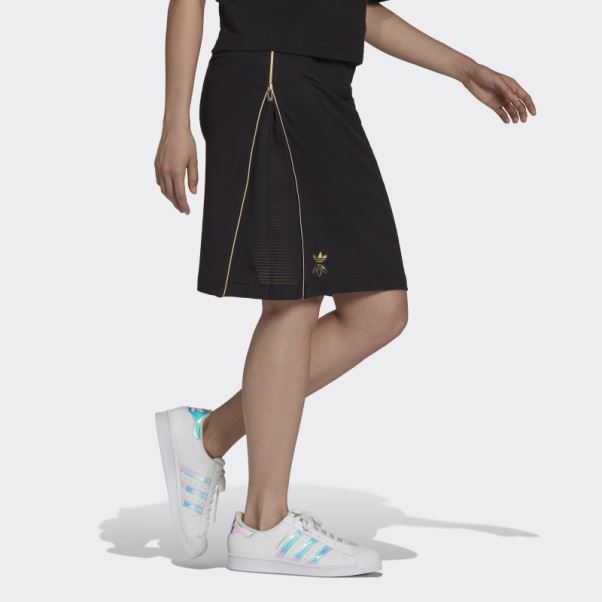 Adidas Jupe Mi-longue Noire