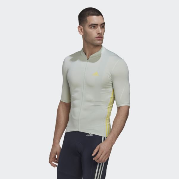 Adidas Le Maillot Cycliste Manches Courtes Jaune