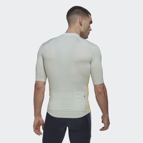 Adidas Le Maillot Cycliste Manches Courtes Jaune