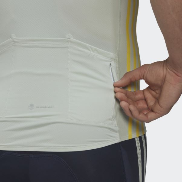 Adidas Le Maillot Cycliste Manches Courtes Jaune