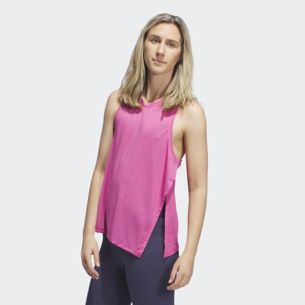 Débardeur D'entraînement Adidas Hiit Aeroready Quickburn Fuchsia