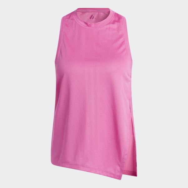 Débardeur D'entraînement Adidas Hiit Aeroready Quickburn Fuchsia