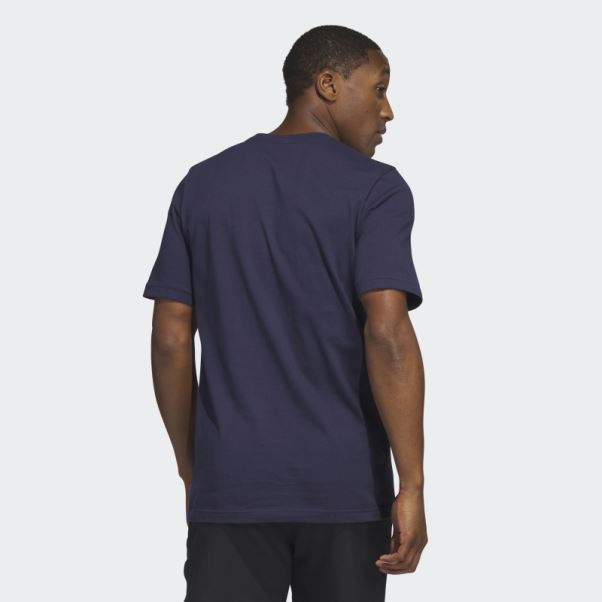 Tee Shirt Islanders Playmaker Bleu Marine Adidas