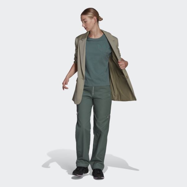 Trèfle Patch Tee Tech émeraude Adidas