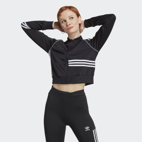 Adidas Veste De Survêtement Courte Noir