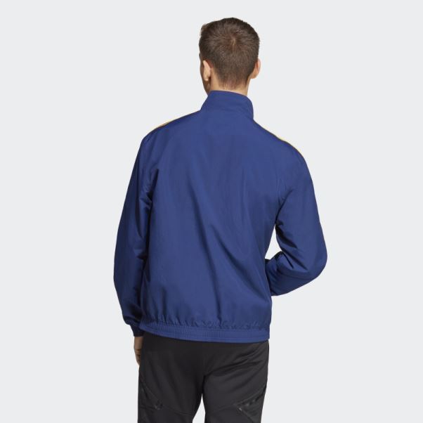 Veste La Galaxy Anthem Adidas Bleu Foncé