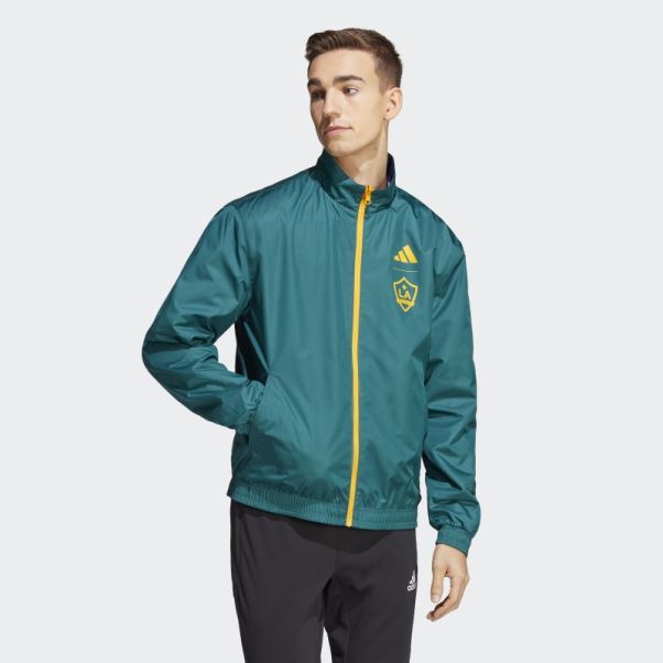 Veste La Galaxy Anthem Adidas Bleu Foncé