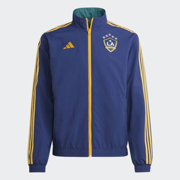 Veste La Galaxy Anthem Adidas Bleu Foncé