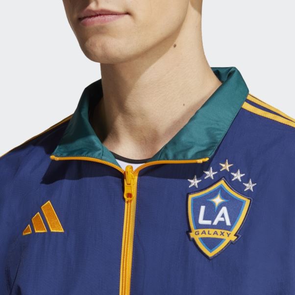 Veste La Galaxy Anthem Adidas Bleu Foncé