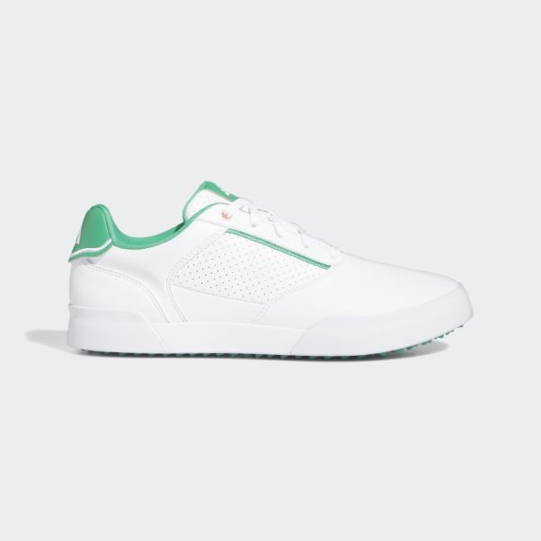 Chaussures De Golf Sans Crampons Retrocross Blanches Adidas