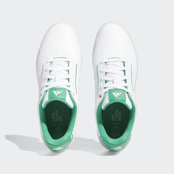 Chaussures De Golf Sans Crampons Retrocross Blanches Adidas