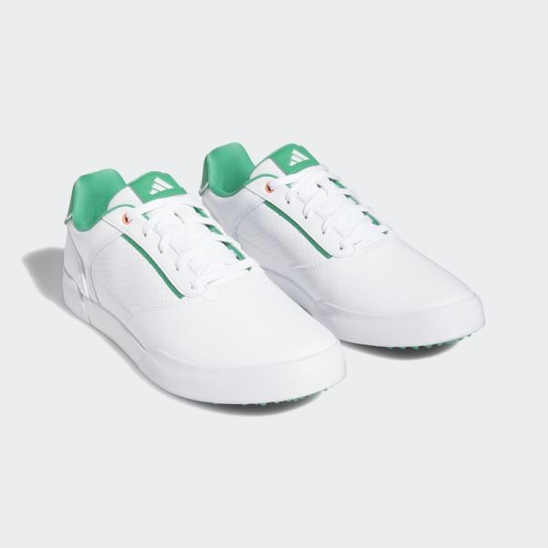 Chaussures De Golf Sans Crampons Retrocross Blanches Adidas