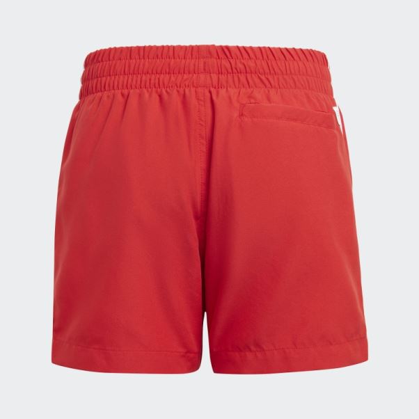 Originals Adicolor 3-stripes Short De Bain Adidas écarlate