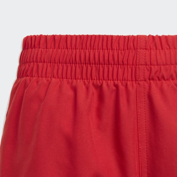 Originals Adicolor 3-stripes Short De Bain Adidas écarlate