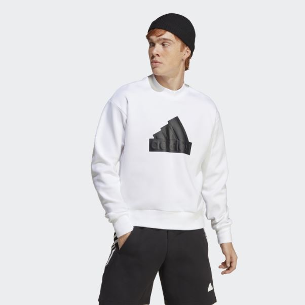 Future Icons Badge Of Sport Crew Sweat Adidas Blanc