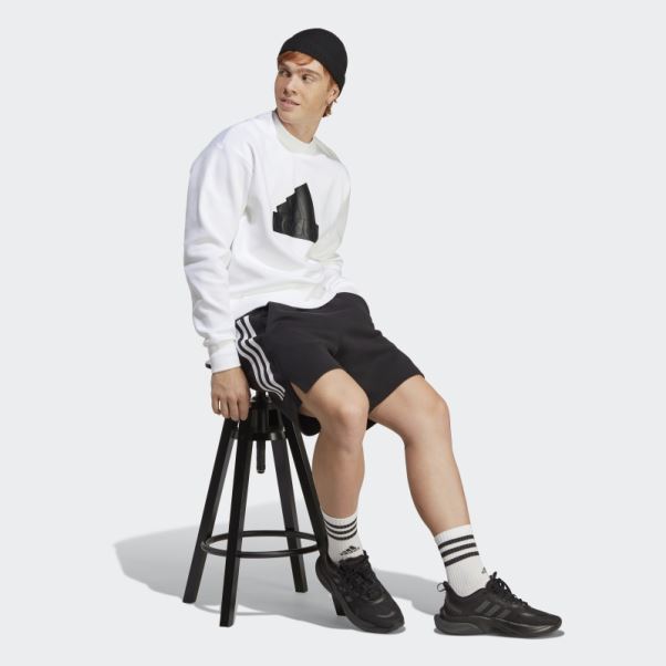 Future Icons Badge Of Sport Crew Sweat Adidas Blanc