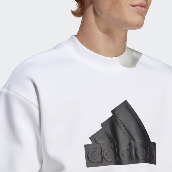 Future Icons Badge Of Sport Crew Sweat Adidas Blanc