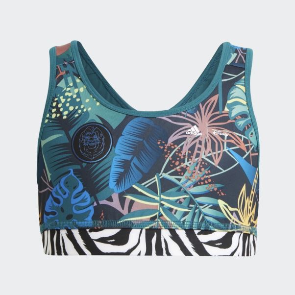 Soutien-gorge Adidas X Disney Le Roi Lion Bleu Sarcelle