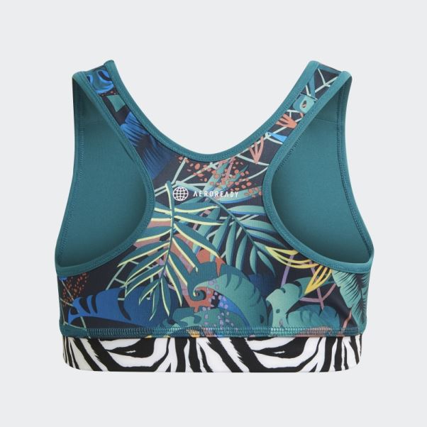 Soutien-gorge Adidas X Disney Le Roi Lion Bleu Sarcelle