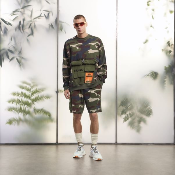Sweat Ras Du Cou à Poche Kangourou Imprimé Camo Adidas (tous Genres) Mode