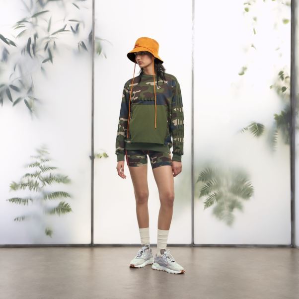Sweat Ras Du Cou à Poche Kangourou Imprimé Camouflage Adidas (tous Genres)