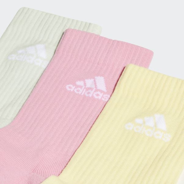 3 Paires De Chaussettes Matelassées Vertes Adidas