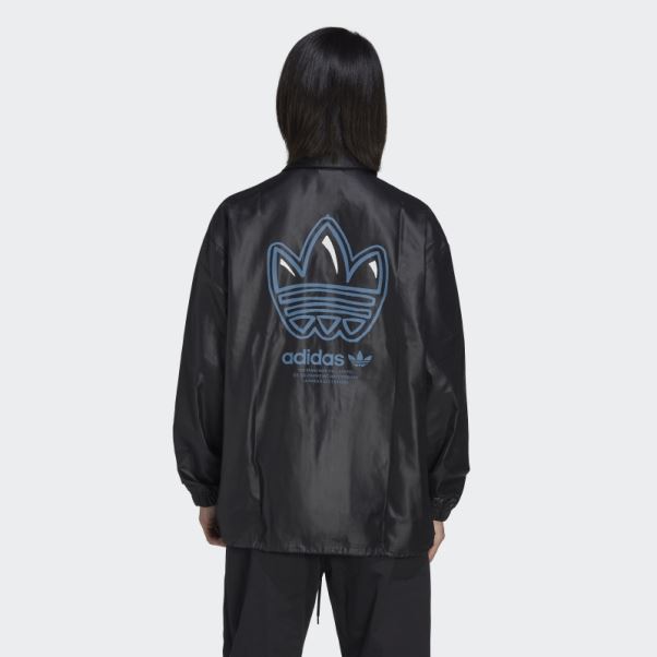 Veste D'entraîneur De Campus Graphique Noir Adidas