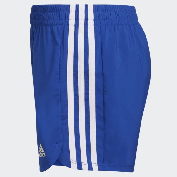 Short Tissé 3 Bandes Adidas Bleu Royal