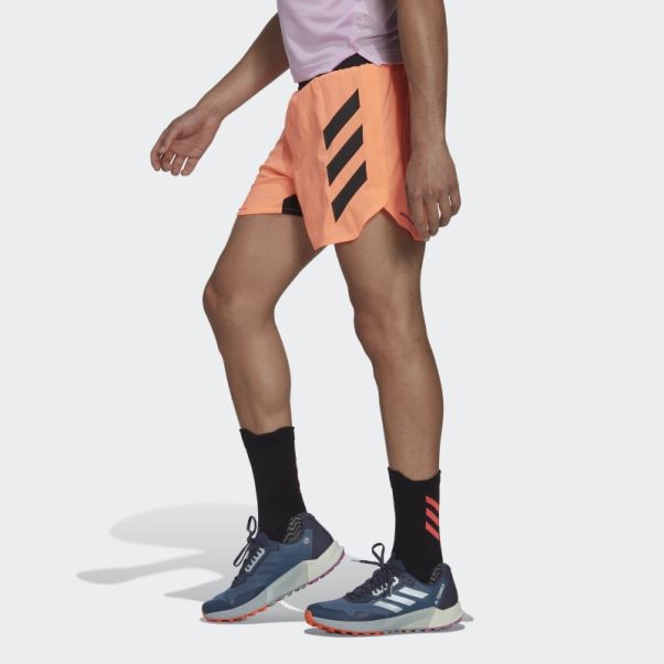 Short Terrex Agravic Adidas Beam Orange