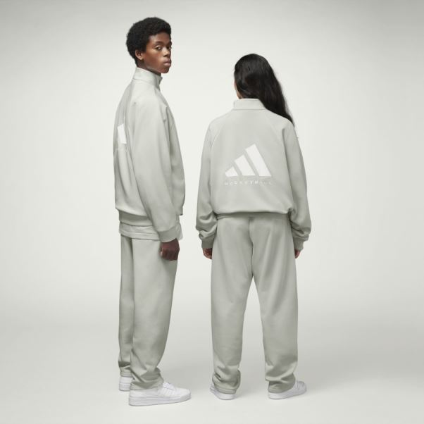 Veste De Survetement Adidas Basket Vert Mode