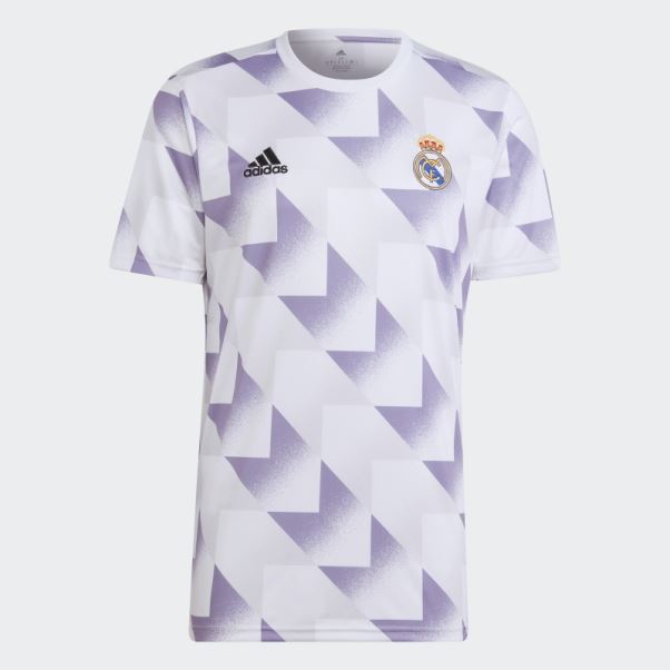 Adidas Maillot D'avant-match Real Madrid Blanc