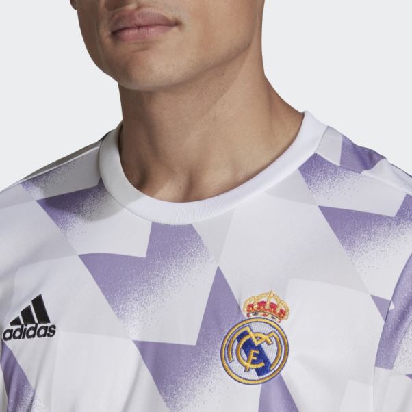 Adidas Maillot D'avant-match Real Madrid Blanc