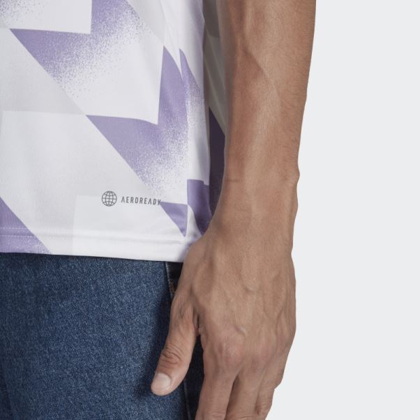 Adidas Maillot D'avant-match Real Madrid Blanc