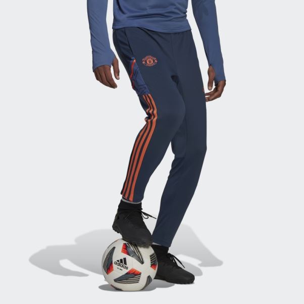 Pantalon De Survêtement D'entraînement Manchester United Condivo 22 Bleu Marine Adidas