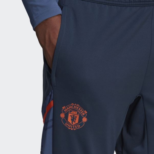 Pantalon De Survêtement D'entraînement Manchester United Condivo 22 Bleu Marine Adidas