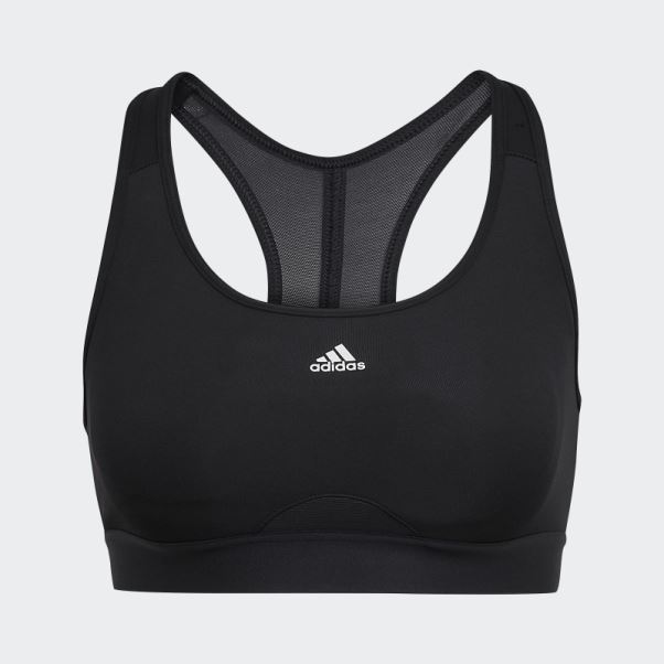 Soutien-gorge Adidas Powerreact Training Medium-support Noir