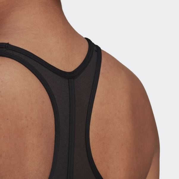 Soutien-gorge Adidas Powerreact Training Medium-support Noir