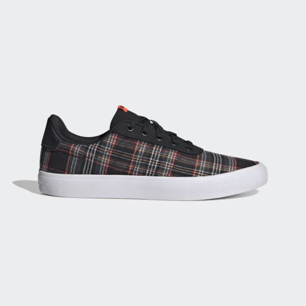 Adidas Vulc Raid3r Lifestyle Skateboarding 3-stripes Chaussures De Marque Noir