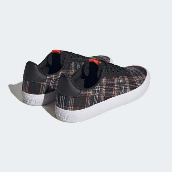 Adidas Vulc Raid3r Lifestyle Skateboarding 3-stripes Chaussures De Marque Noir