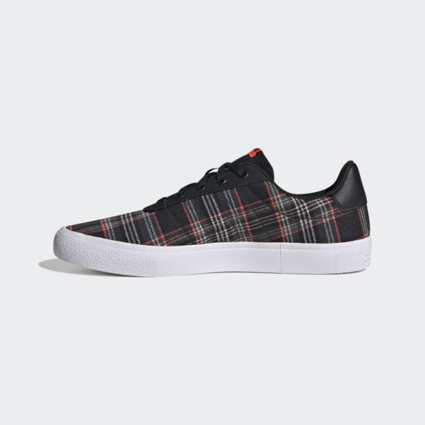 Adidas Vulc Raid3r Lifestyle Skateboarding 3-stripes Chaussures De Marque Noir