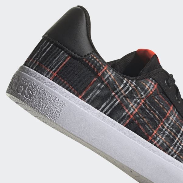 Adidas Vulc Raid3r Lifestyle Skateboarding 3-stripes Chaussures De Marque Noir